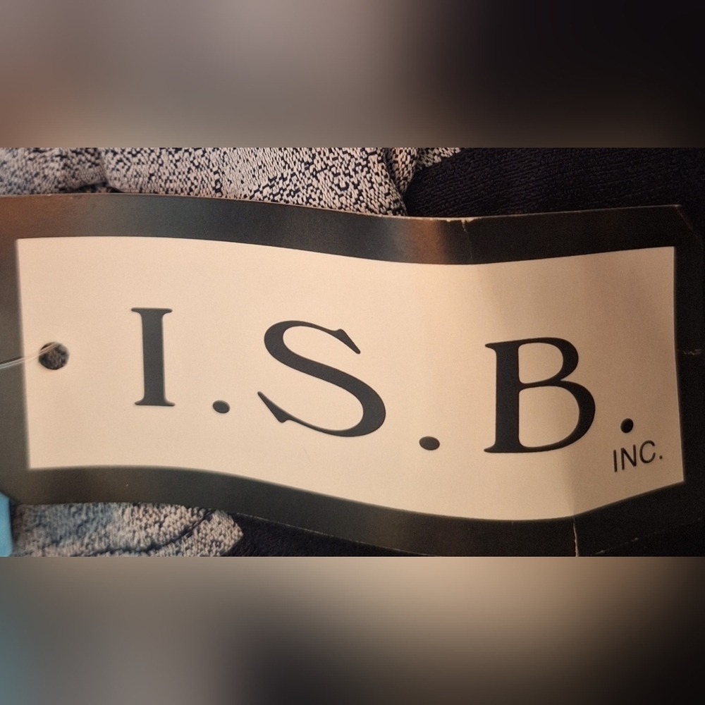 I.S.B. "Working Girl" Elegant Two-Tone Midi Dress - Picture 9 of 10